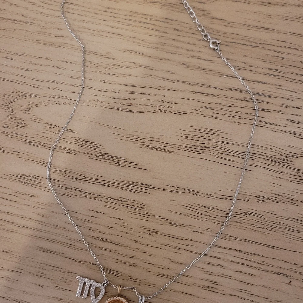 Swarovski Virgo zodiac necklace - Picture 2 of 5